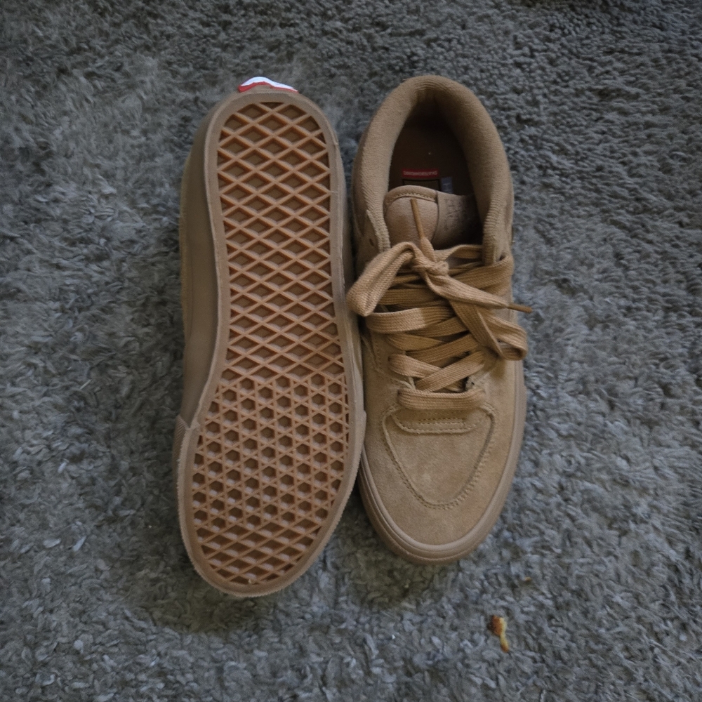 Vans Skate Half Cab Men Size 7.5 Popcush Brown And Gum 032026 - Picture 7 of 10